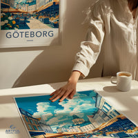 Göteborg Poster Poster - Sweden Wall Art