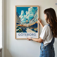 Göteborg Poster Poster - Sweden Wall Art