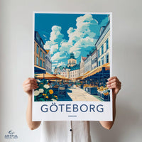 Göteborg Poster Poster - Sweden Wall Art