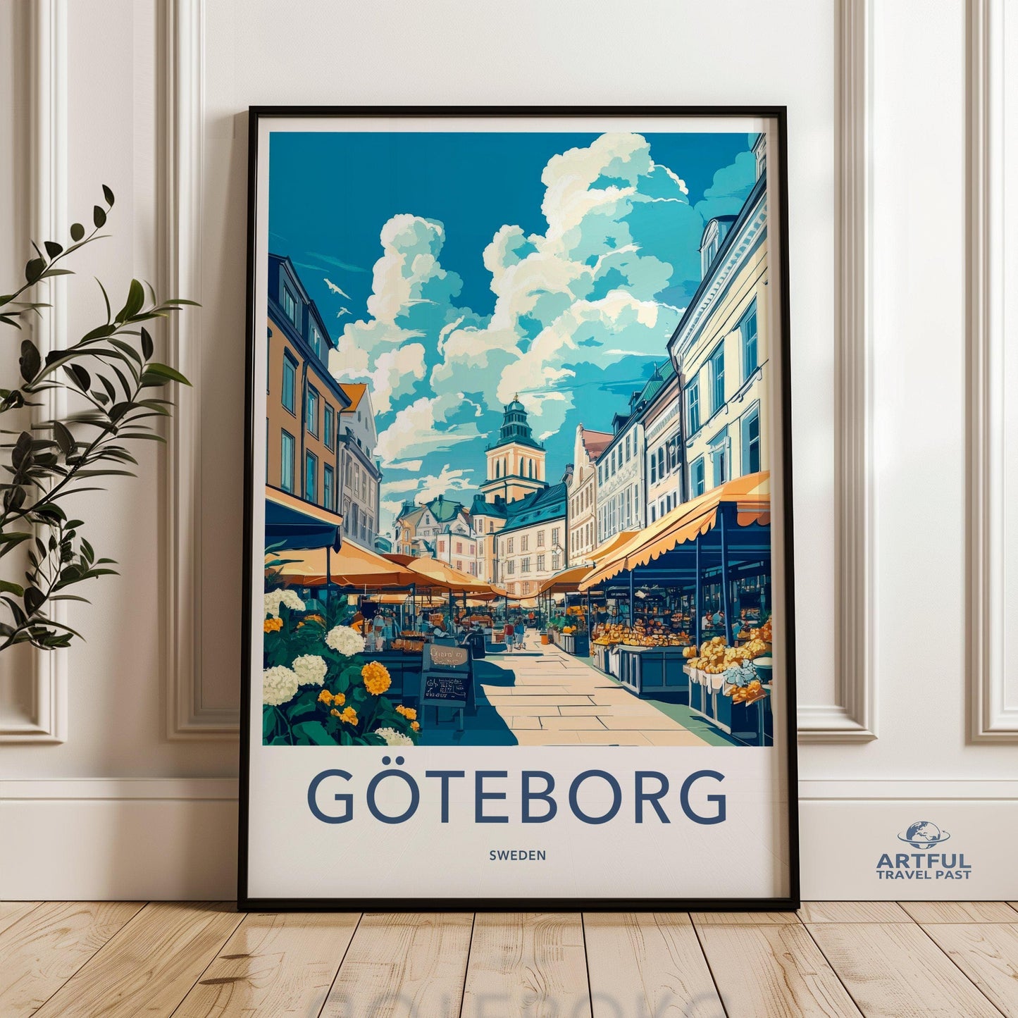Göteborg Poster Poster - Sweden Wall Art