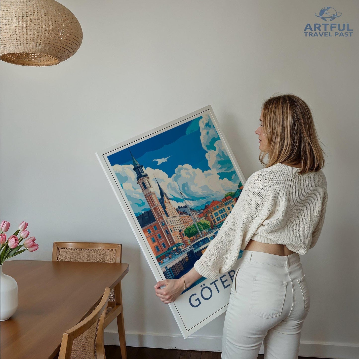 Göteborg Poster | Sweden Wall Art | Scandinavia Decor