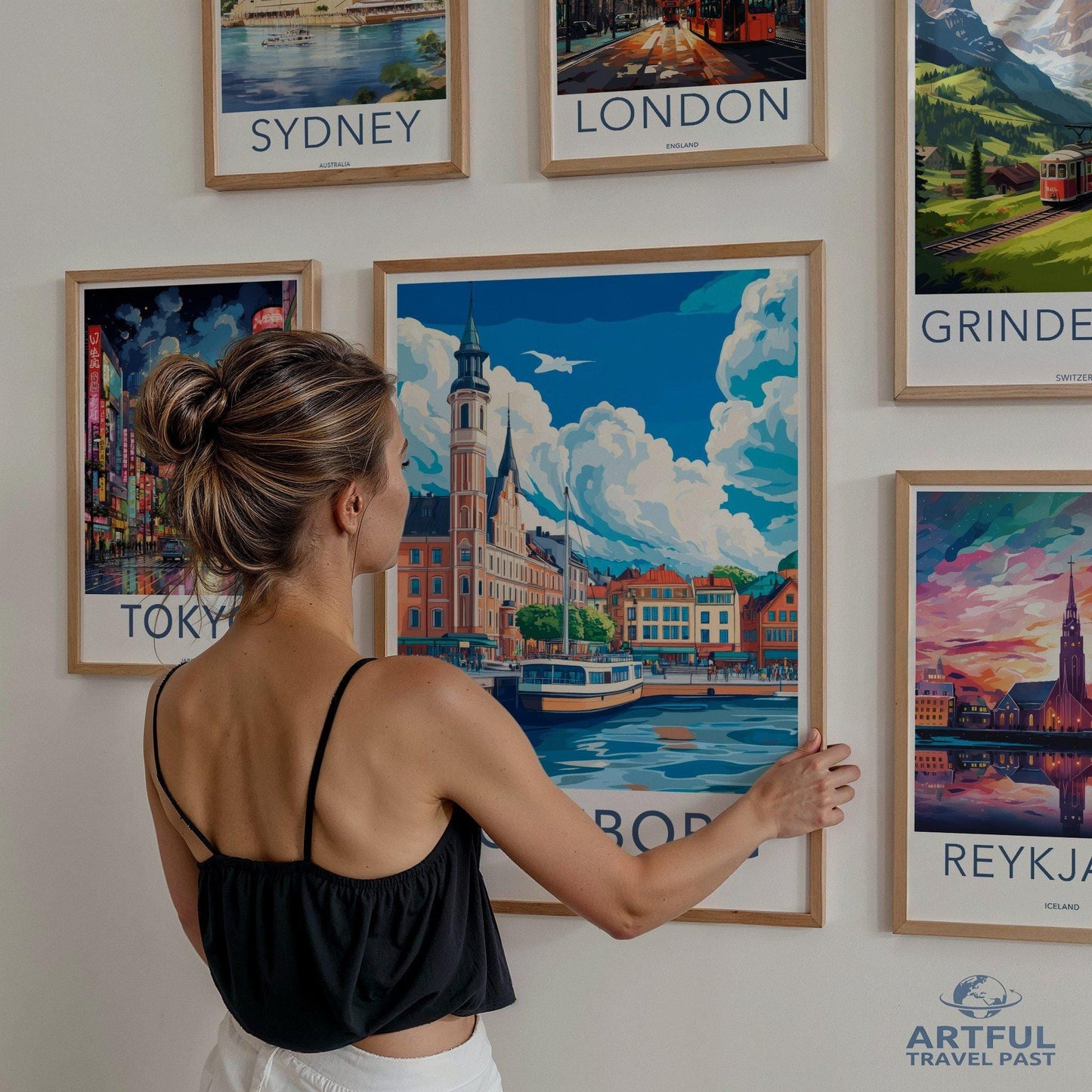 Göteborg Poster | Sweden Wall Art | Scandinavia Decor