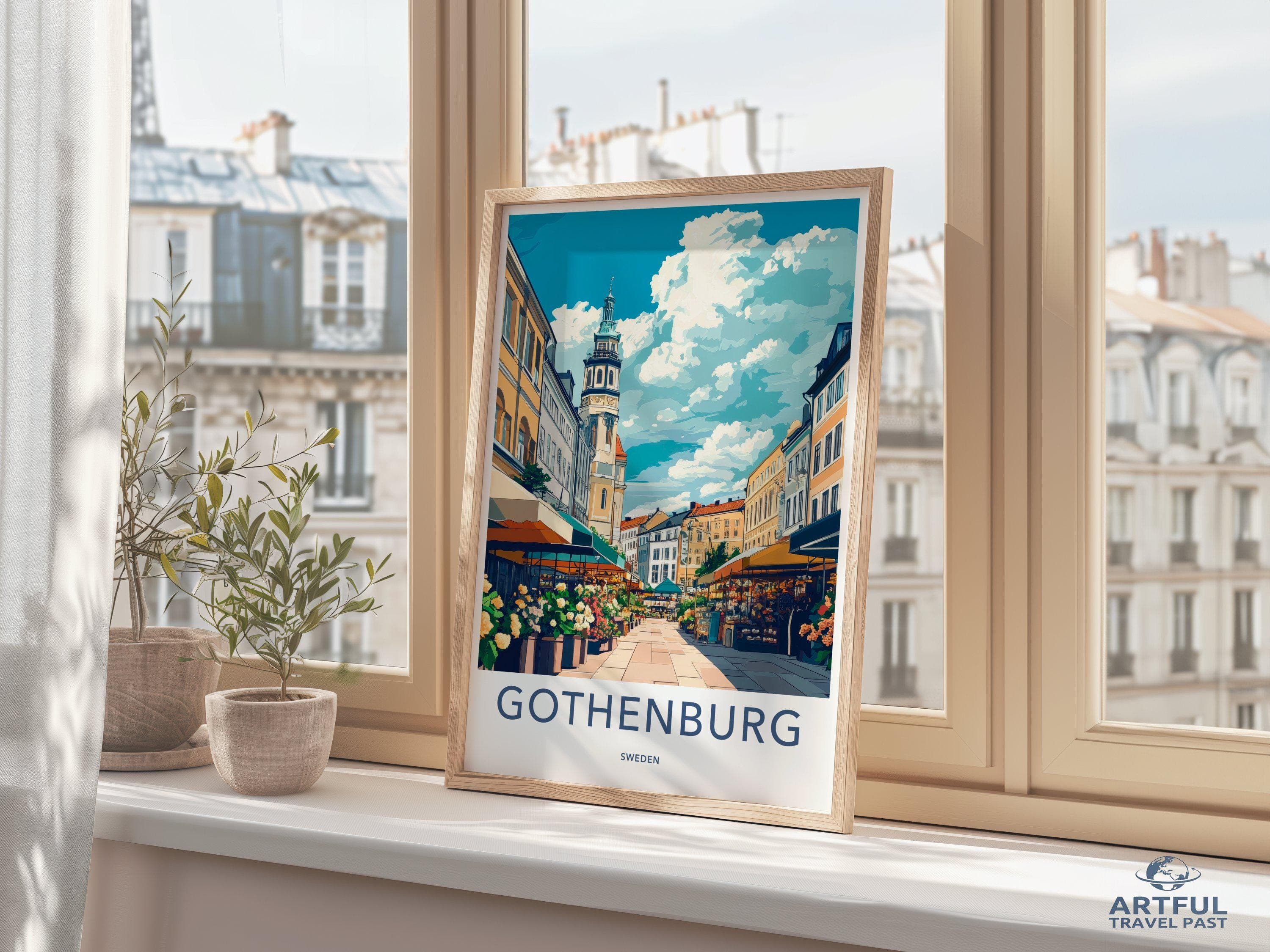 Gothenburg Poster - Sweden Wall Art