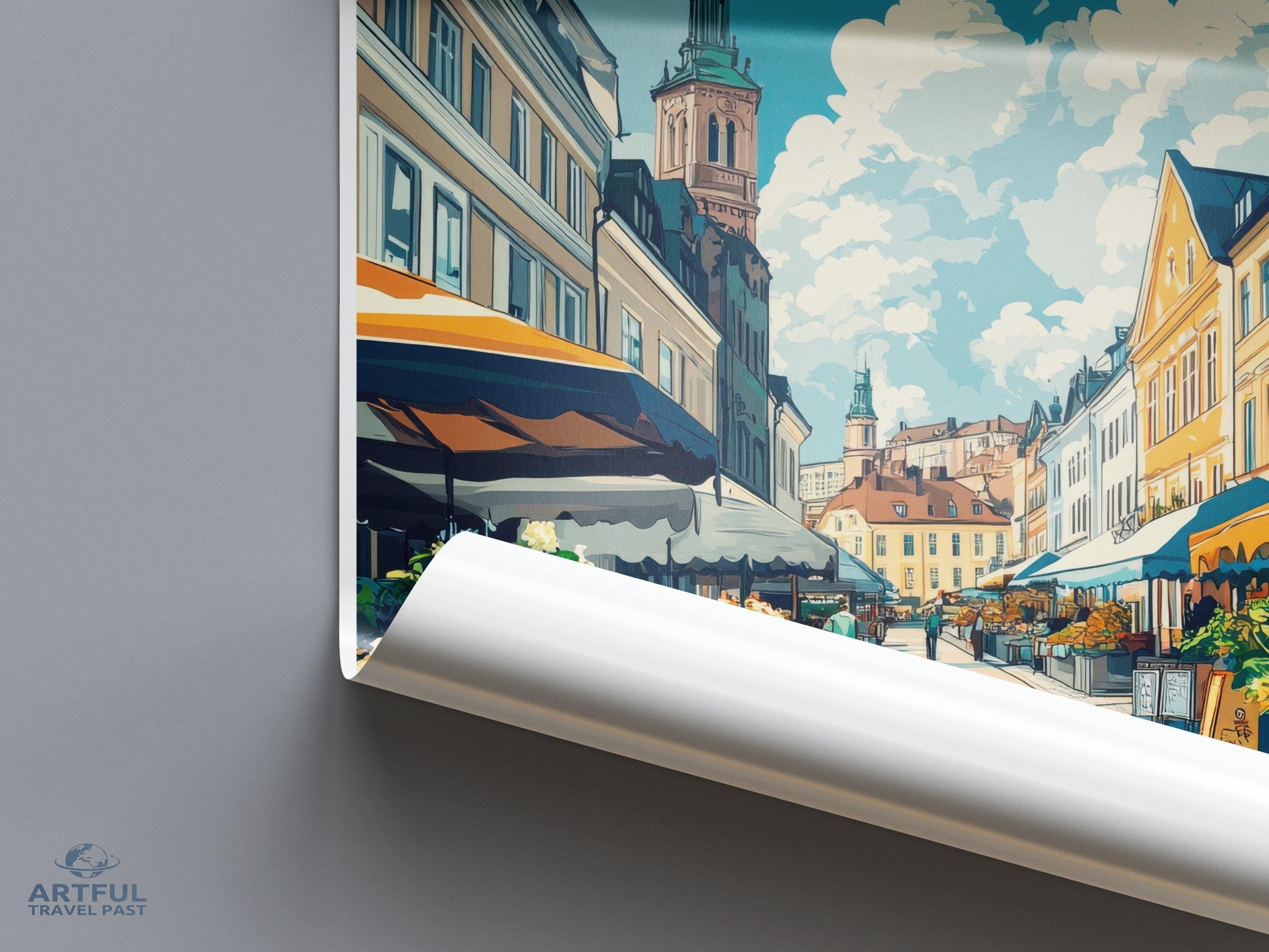 Gothenburg Poster - Sweden Wall Art