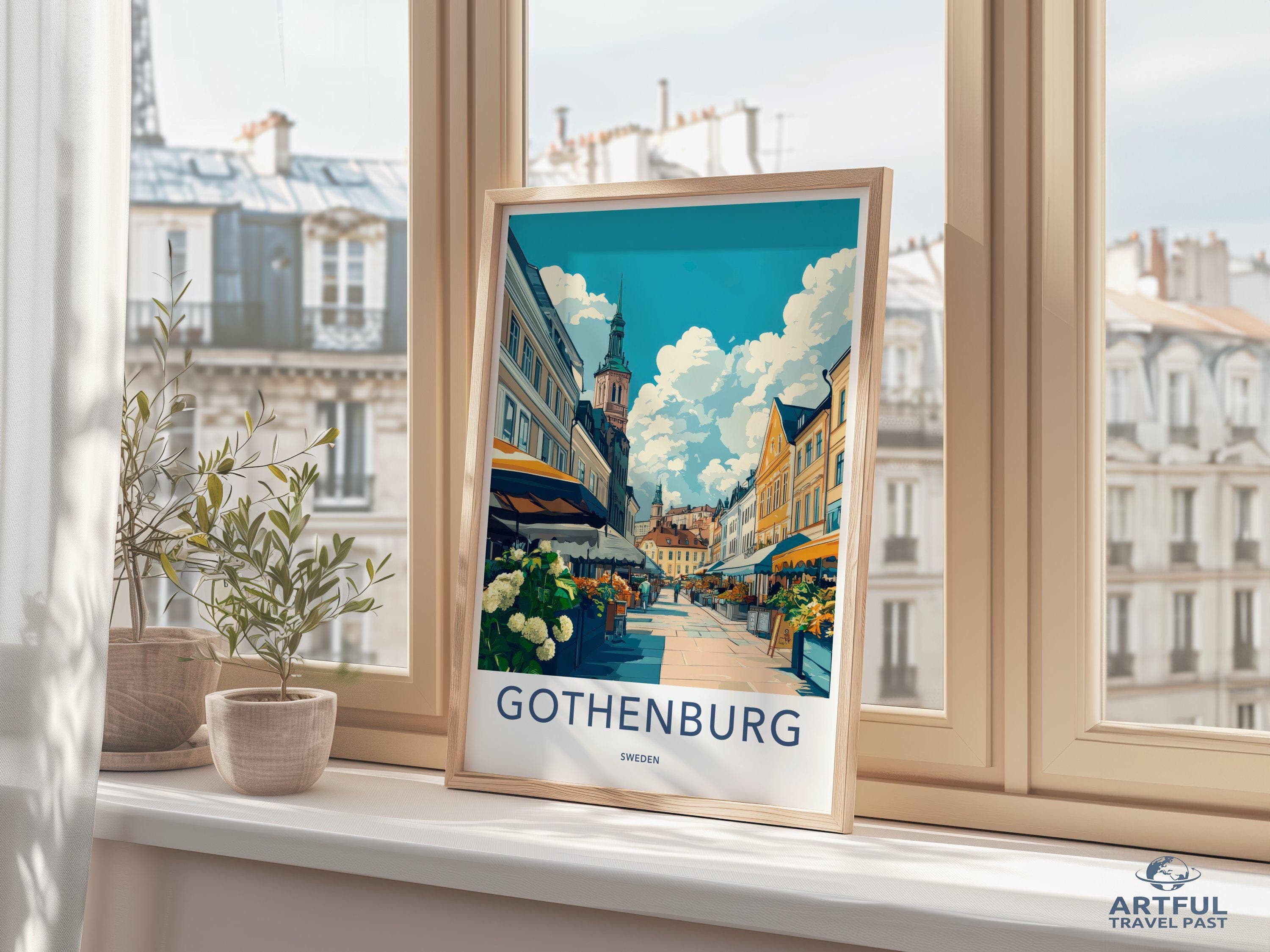 Gothenburg Poster - Sweden Wall Art
