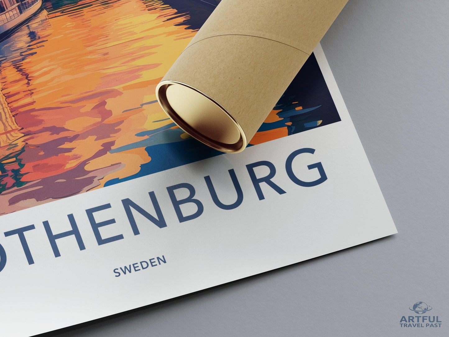 Gothenburg Poster | Sweden Wall Art | Scandinavia Decor