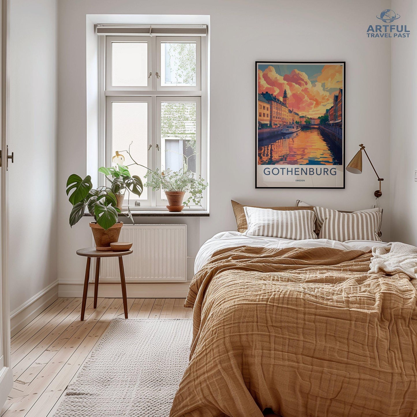 Gothenburg Poster | Sweden Wall Art | Scandinavia Decor