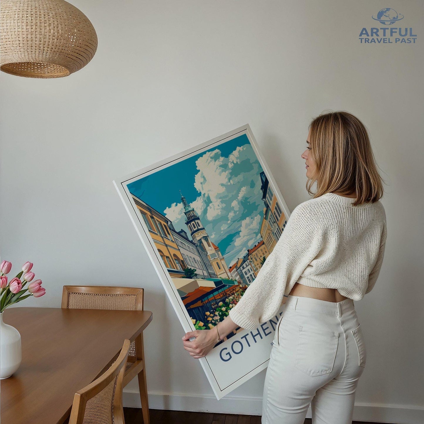 Gothenburg Poster | Sweden Wall Art | Scandinavia Decor