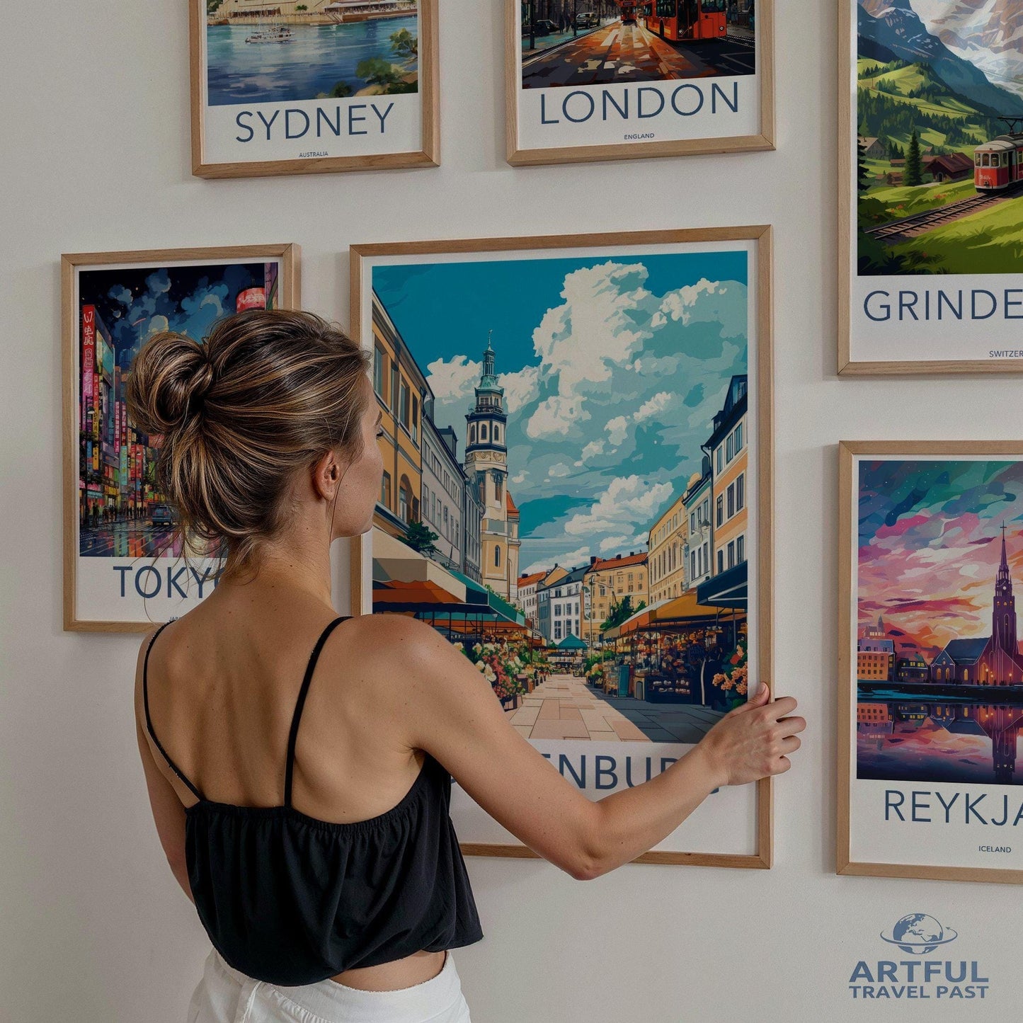 Gothenburg Poster | Sweden Wall Art | Scandinavia Decor