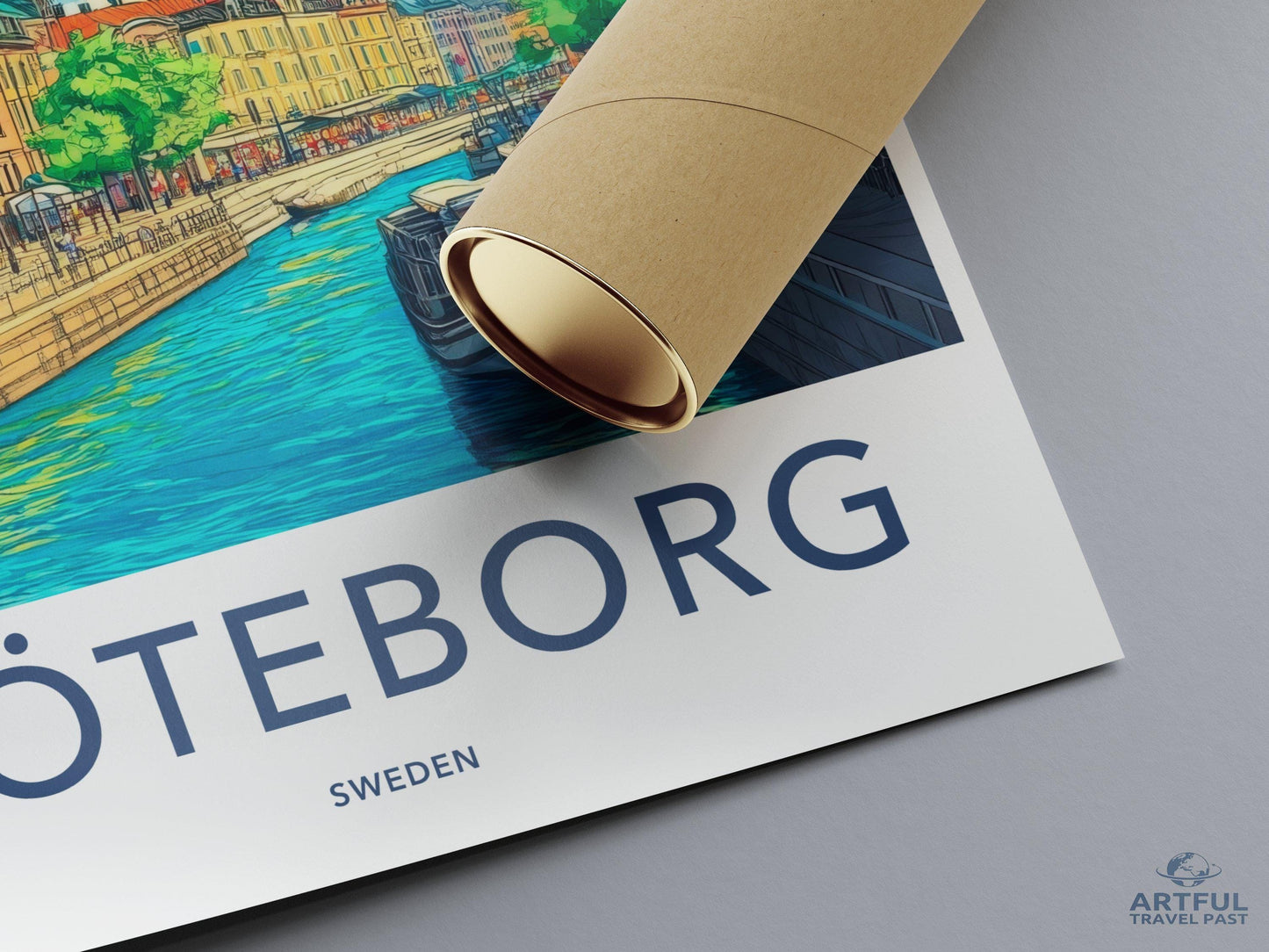 Gothenburg Poster | Sweden Wall Art | Scandinavia Decor