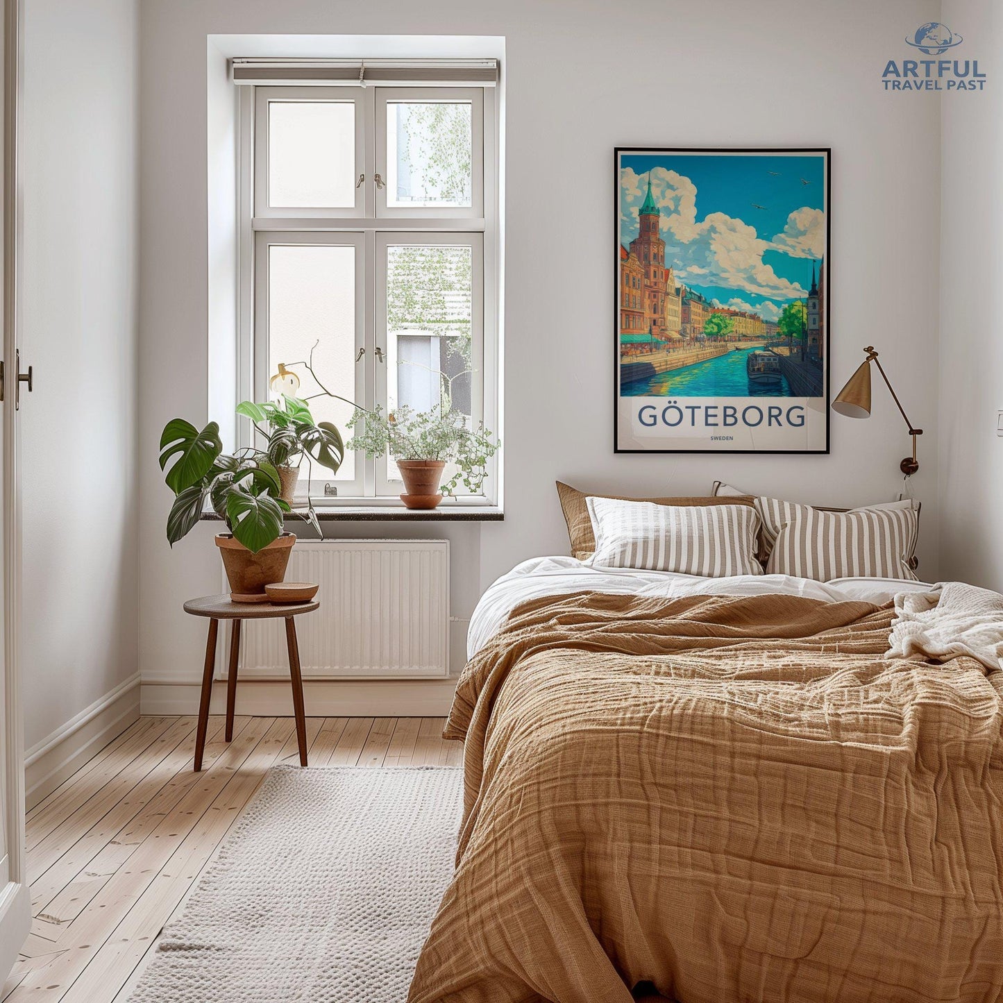 Gothenburg Poster | Sweden Wall Art | Scandinavia Decor