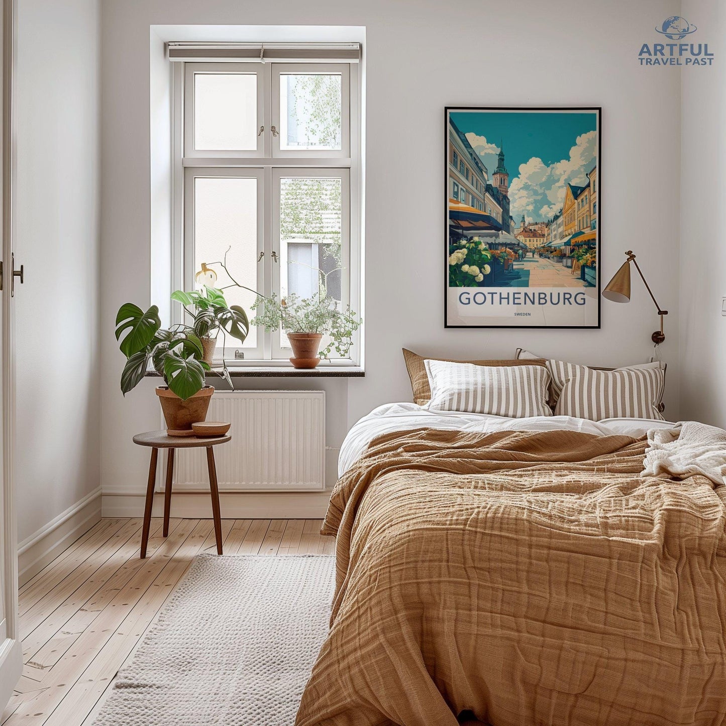 Gothenburg Poster | Sweden Wall Art | Scandinavia Decor
