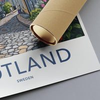 Gotland Poster - Sweden Wall Art