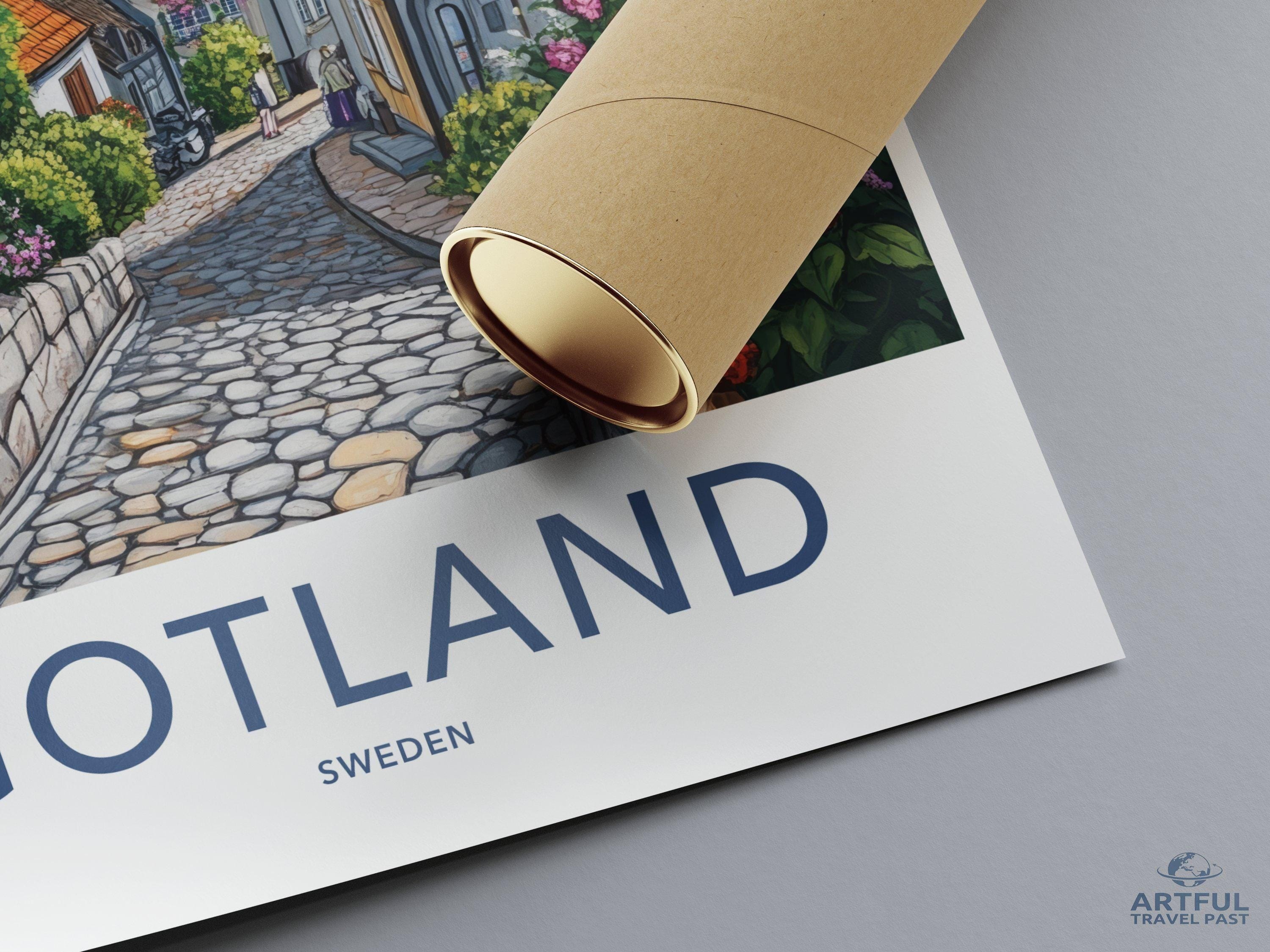 Gotland Poster - Sweden Wall Art