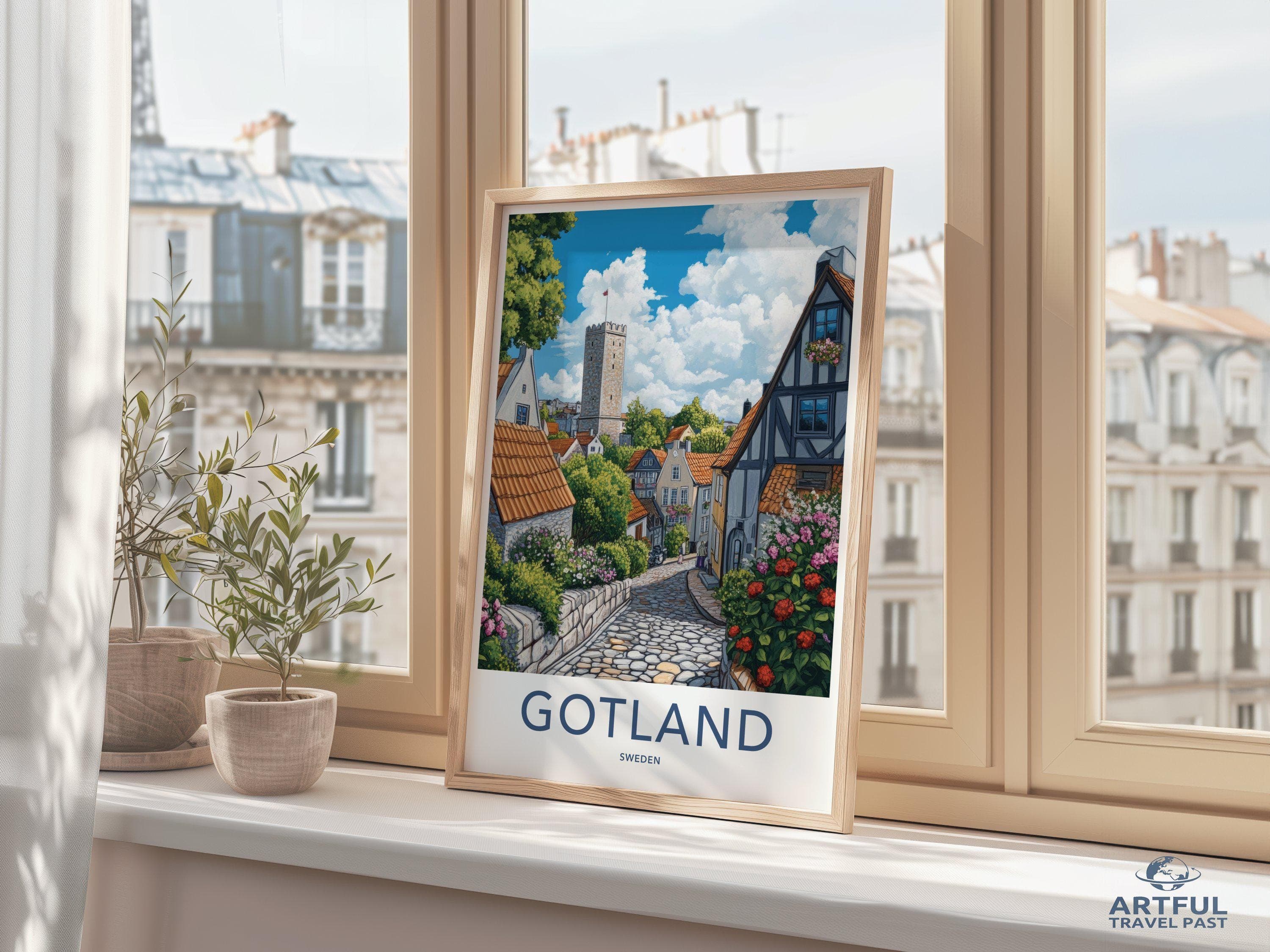 Gotland Poster - Sweden Wall Art