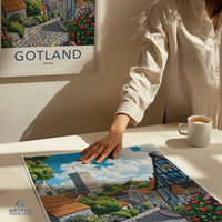 Gotland Poster - Sweden Wall Art