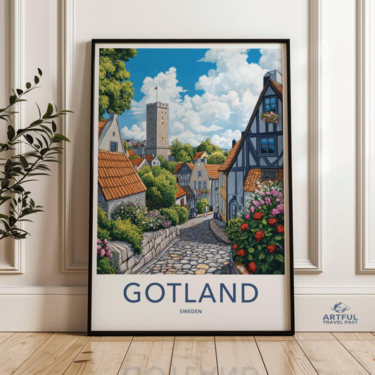 Gotland Poster - Sweden Wall Art
