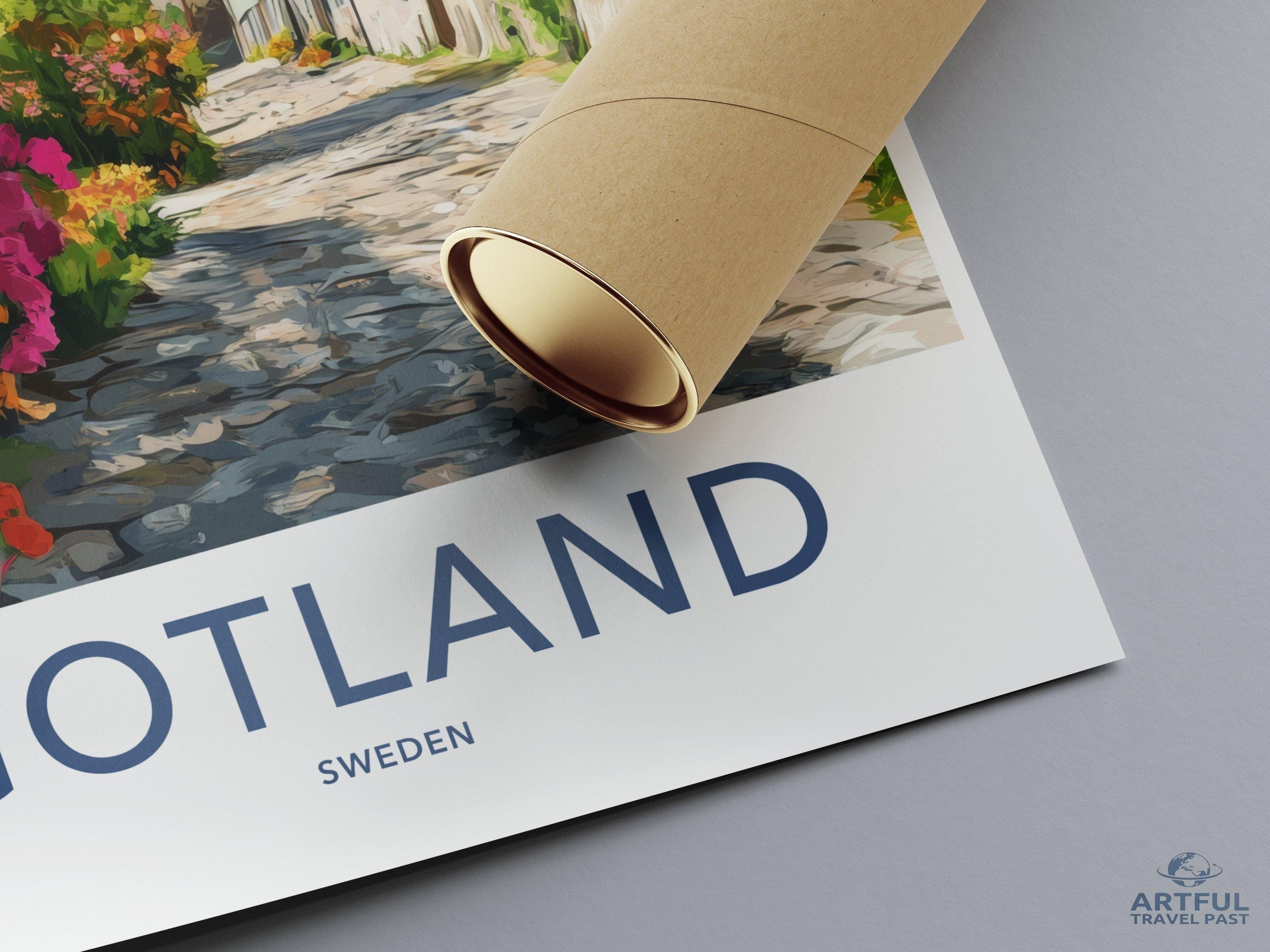 Gotland Poster - Sweden Wall Art