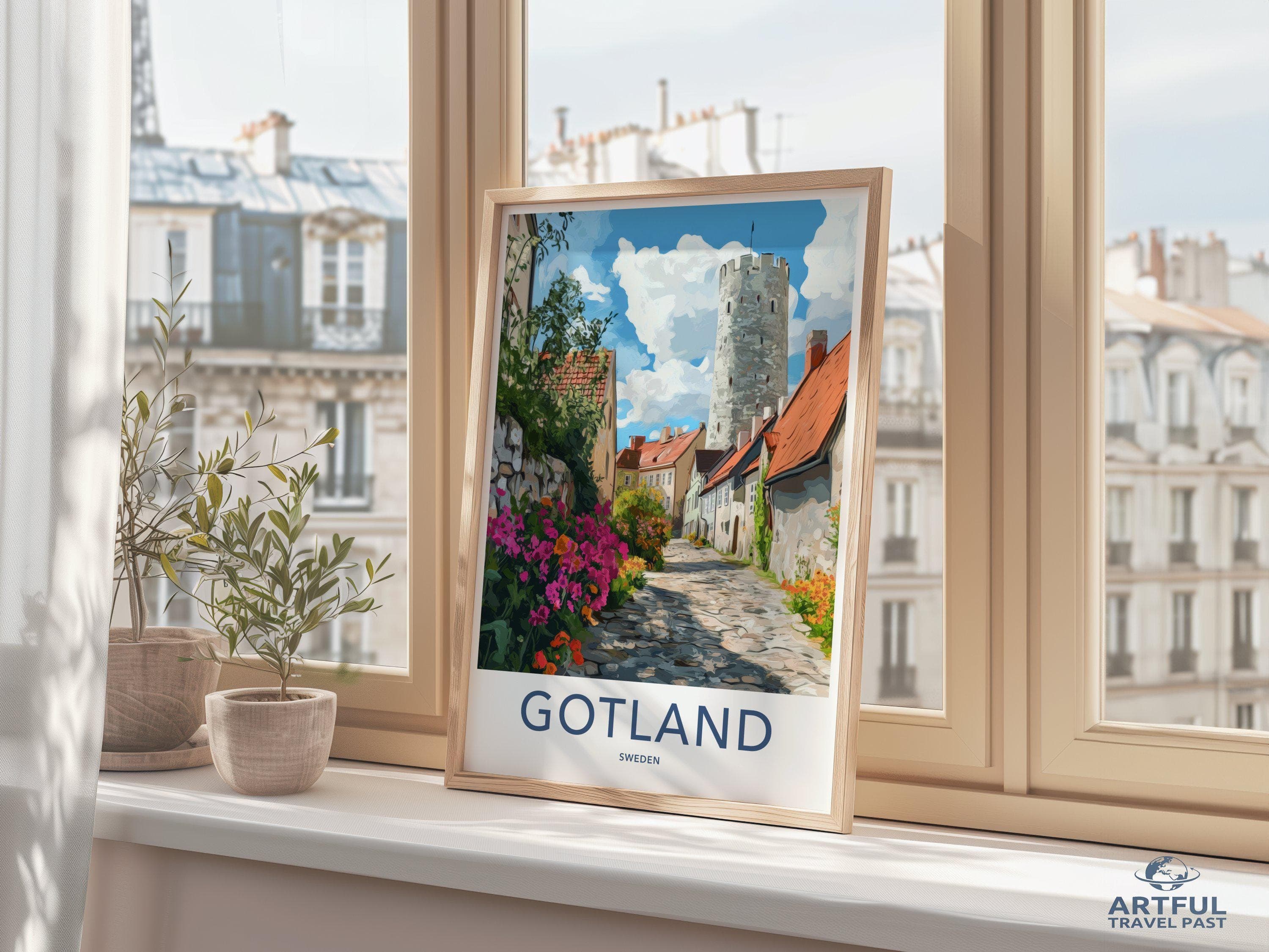 Gotland Poster - Sweden Wall Art