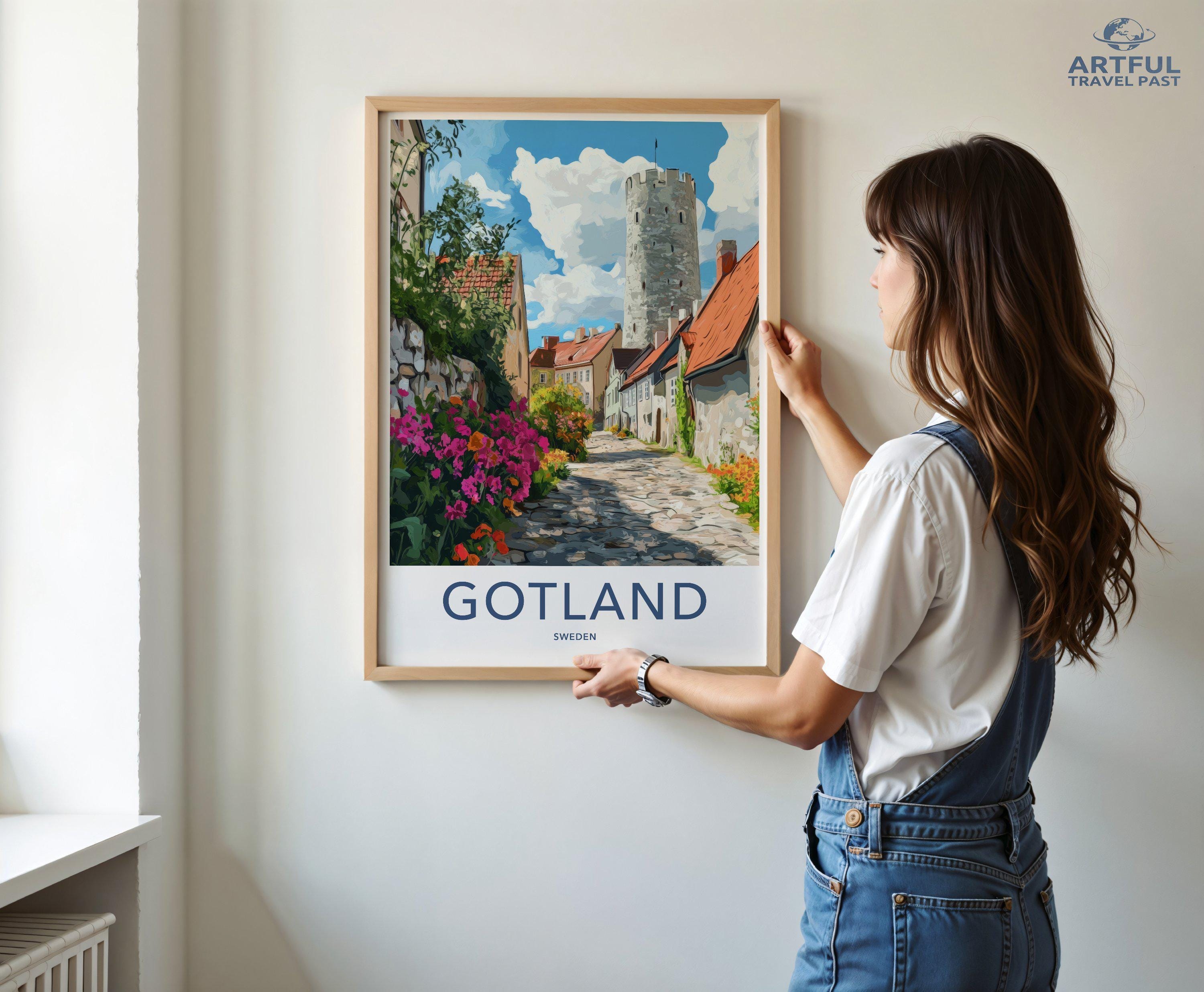 Gotland Poster - Sweden Wall Art