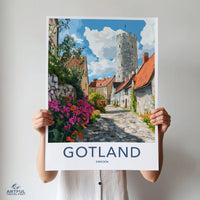 Gotland Poster - Sweden Wall Art