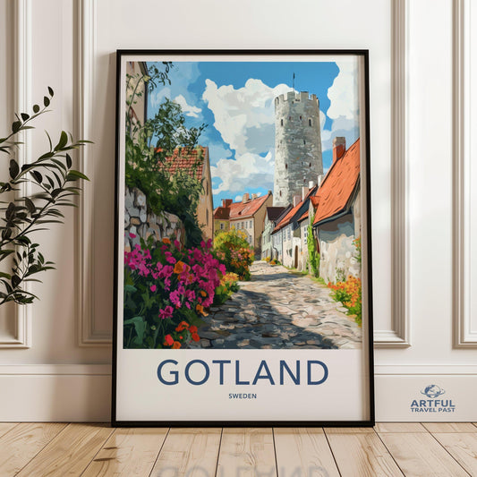 Gotland Poster - Sweden Wall Art