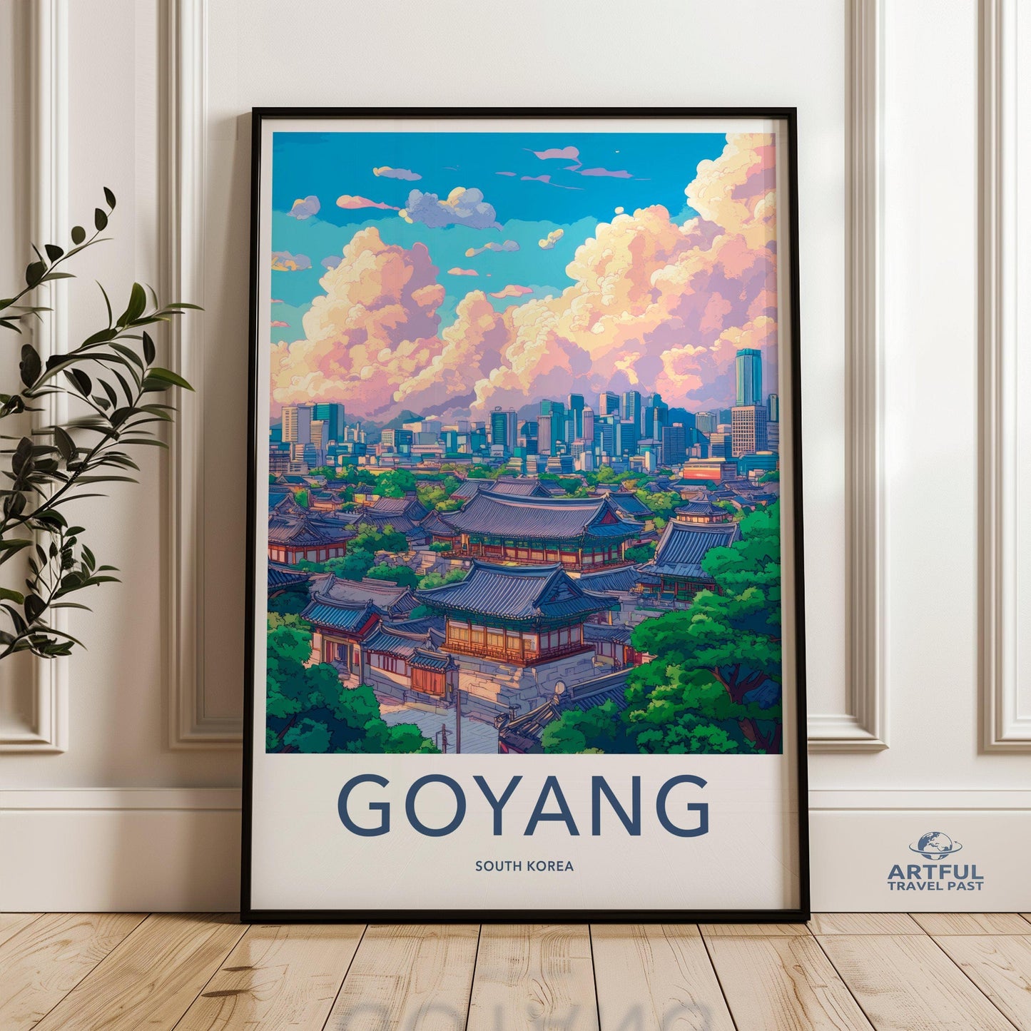 Goyang Poster | South Korea Wall Art | Asia Decor