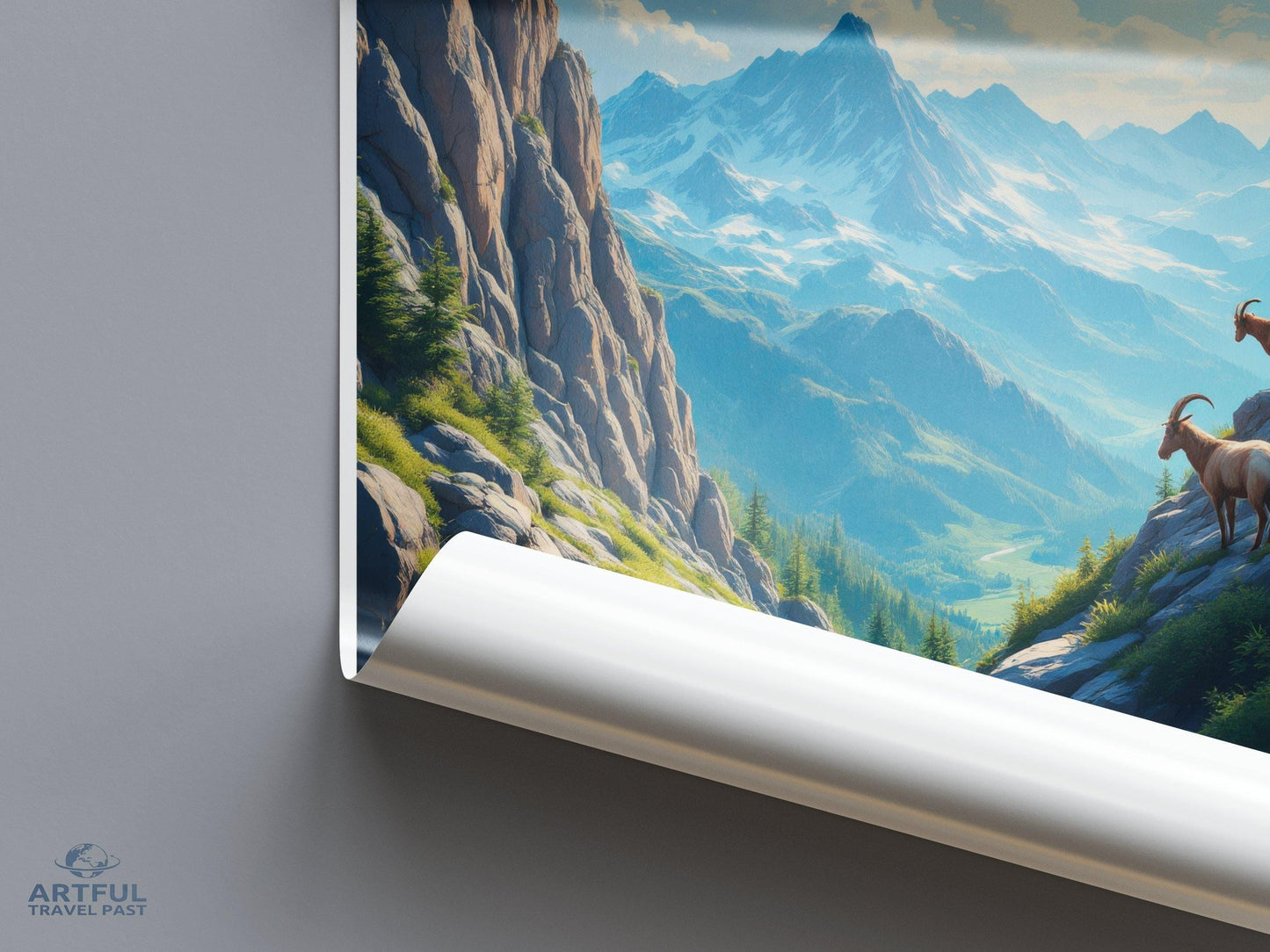 Gran Paradiso Poster - Italy Wall Art