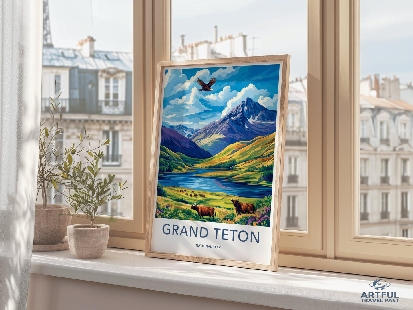 Grand Teton National Park Poster | Wyoming Wall Art