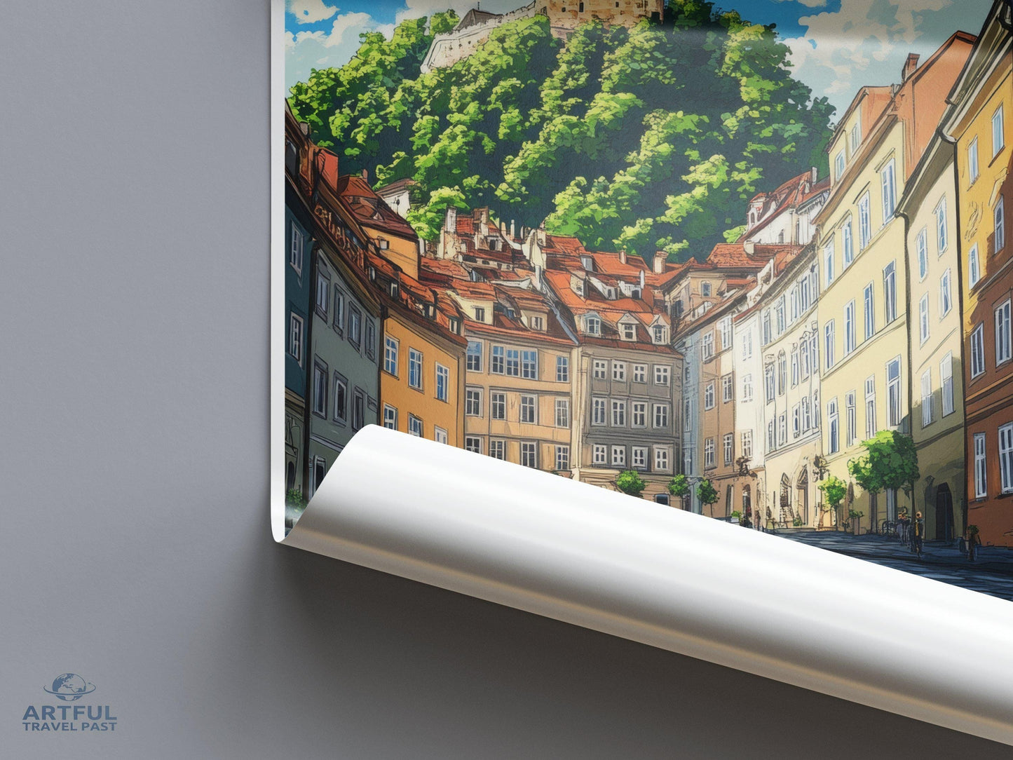 Graz Poster | Austria Wall Art | Europe Decor