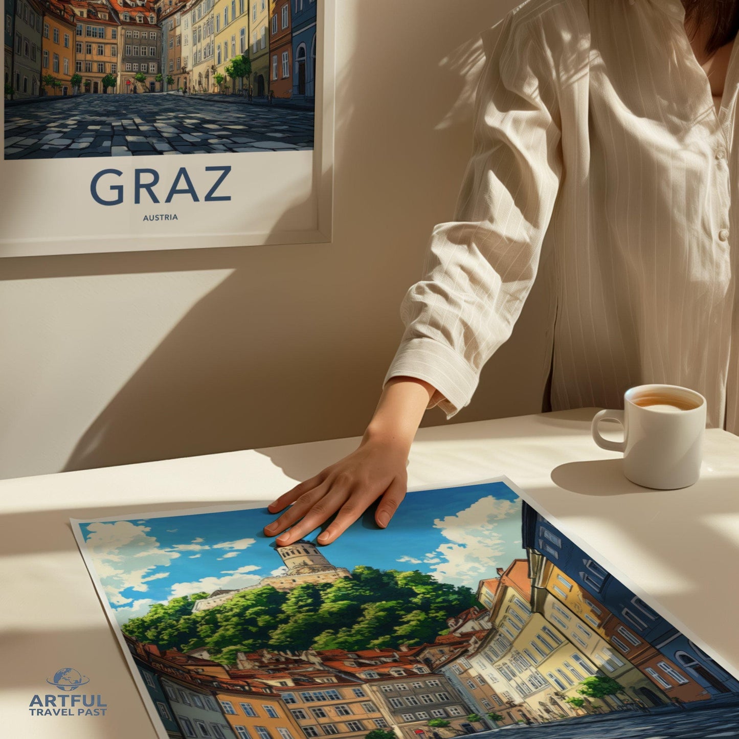 Graz Poster | Austria Wall Art | Europe Decor