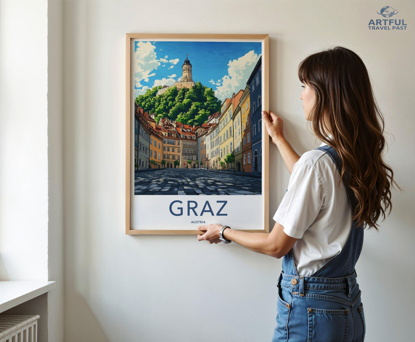 Graz Poster | Austria Wall Art | Europe Decor