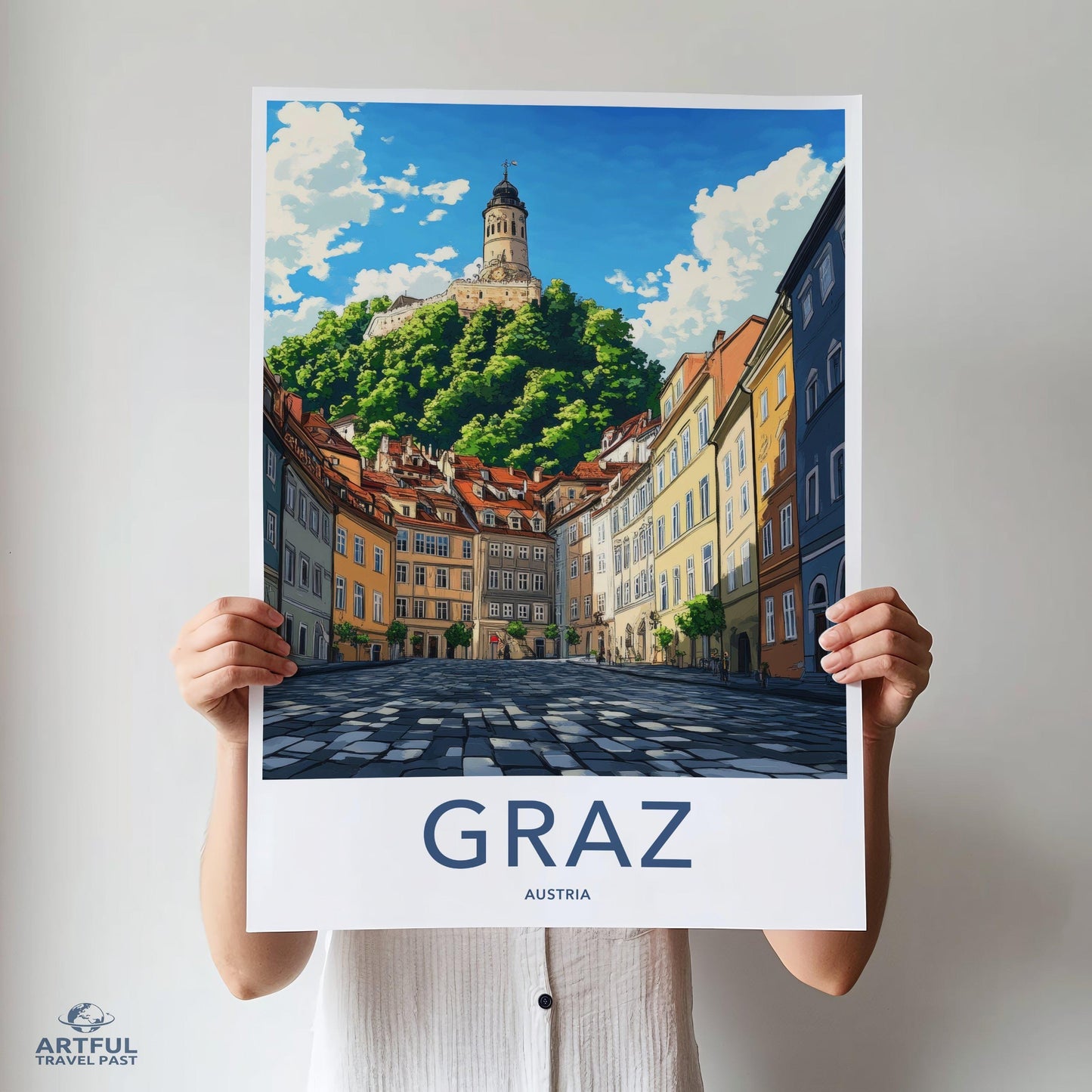 Graz Poster | Austria Wall Art | Europe Decor
