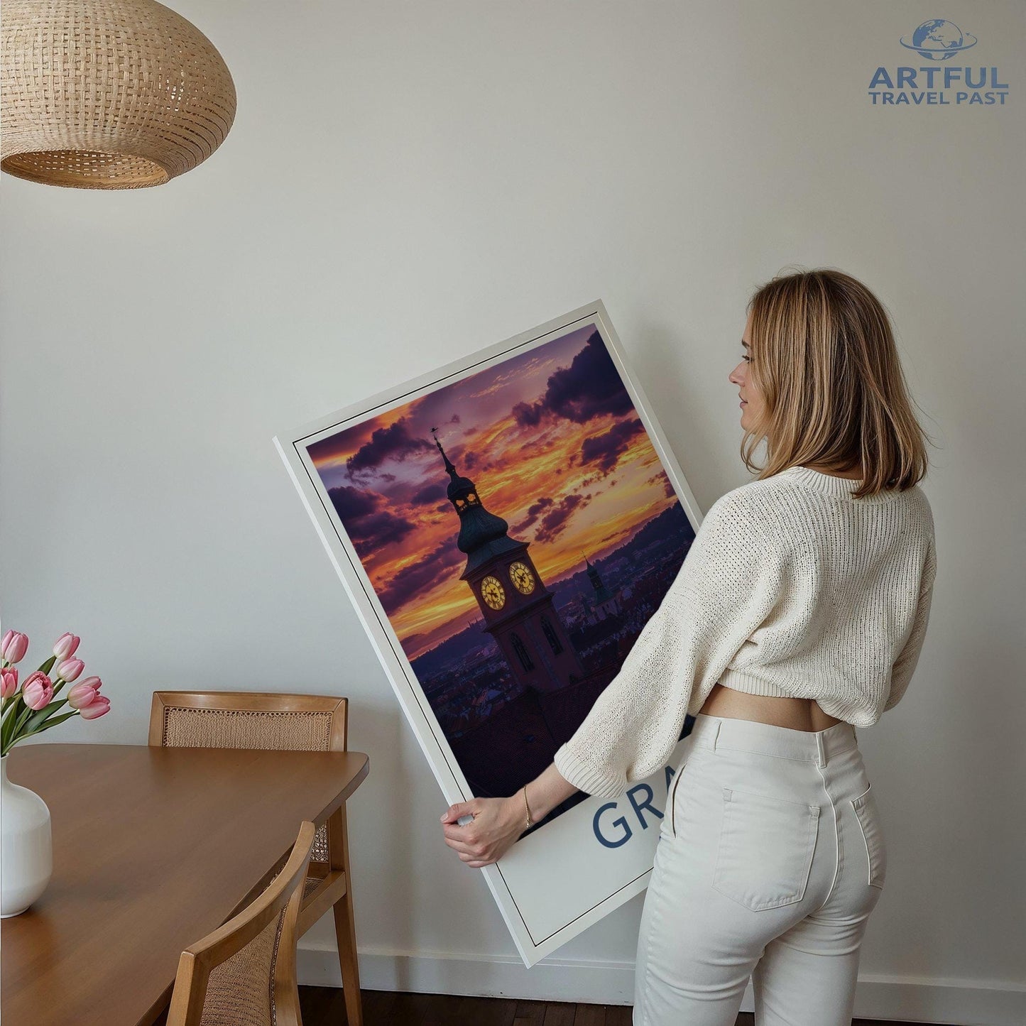 Graz Poster | Austria Wall Art | Europe Decor