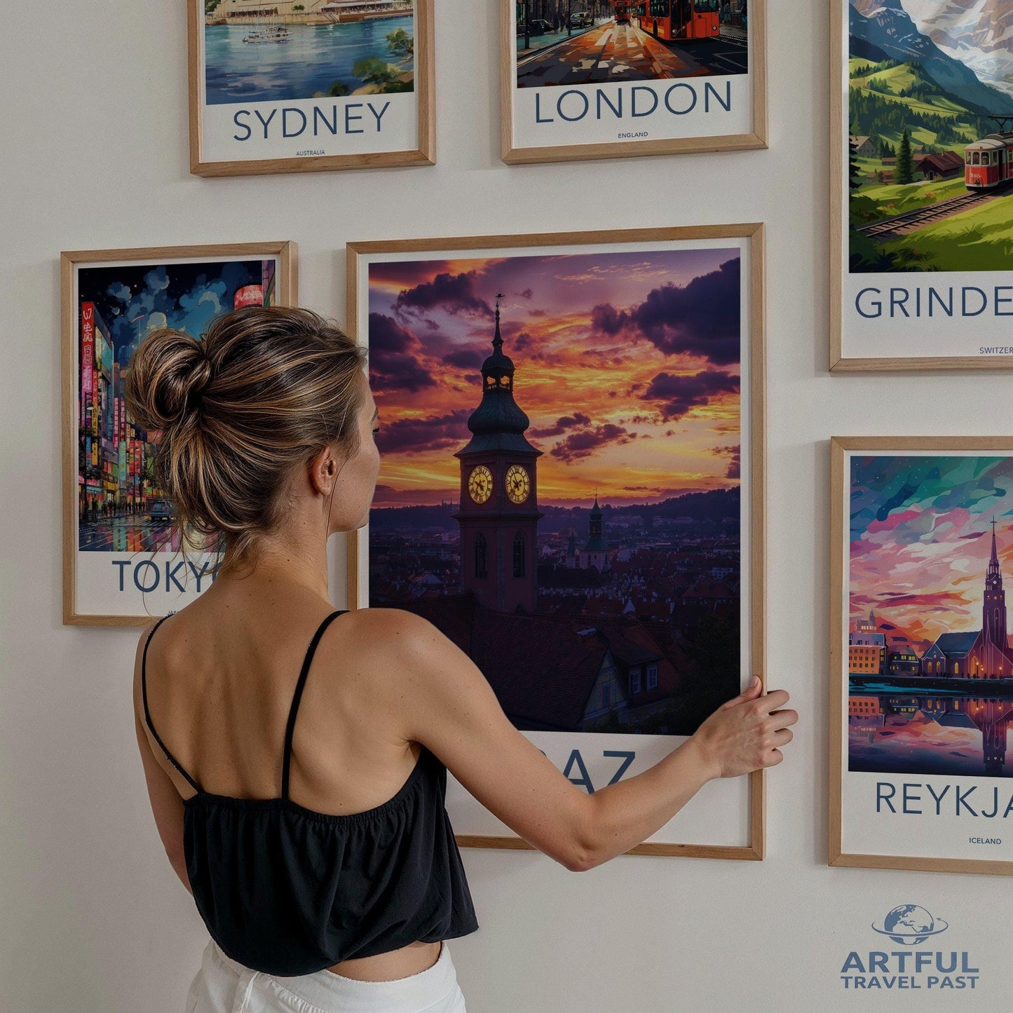 Graz Poster | Austria Wall Art | Europe Decor