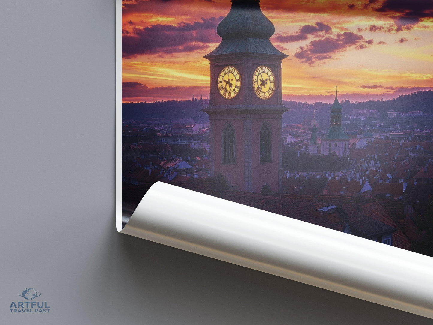 Graz Poster | Austria Wall Art | Europe Decor