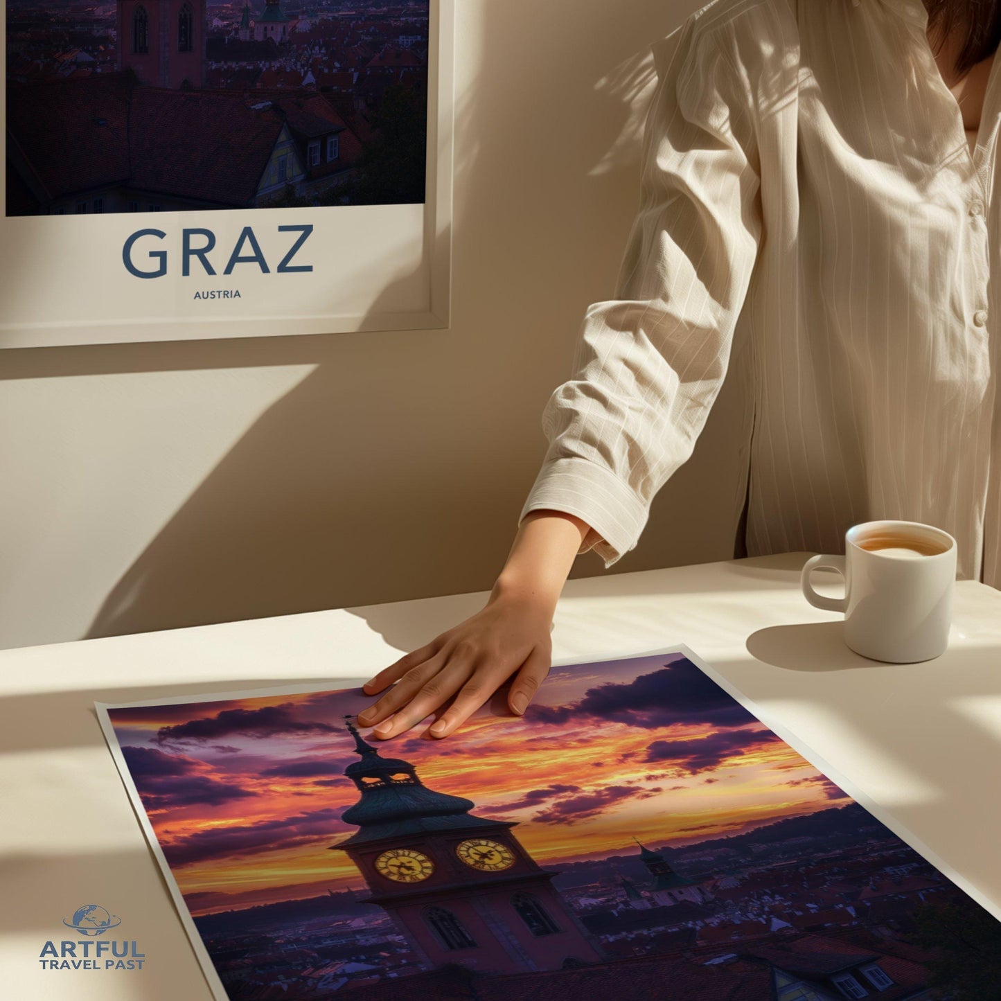 Graz Poster | Austria Wall Art | Europe Decor