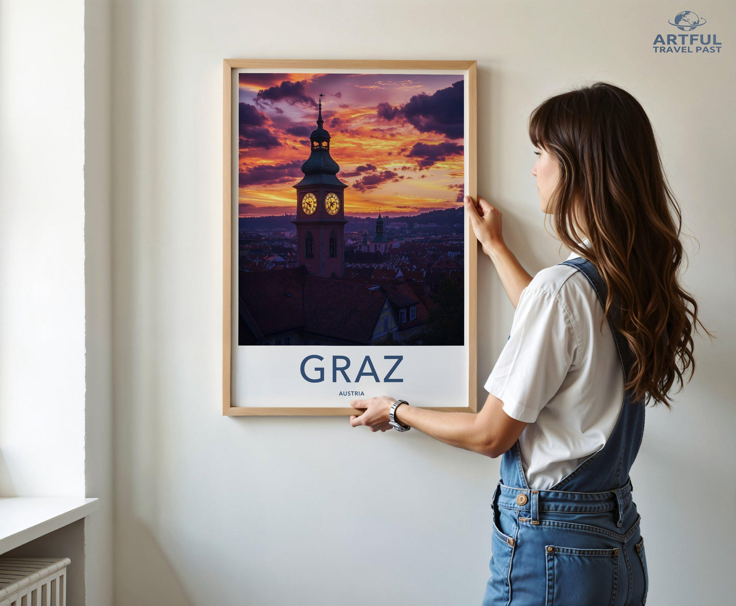 Graz Poster | Austria Wall Art | Europe Decor