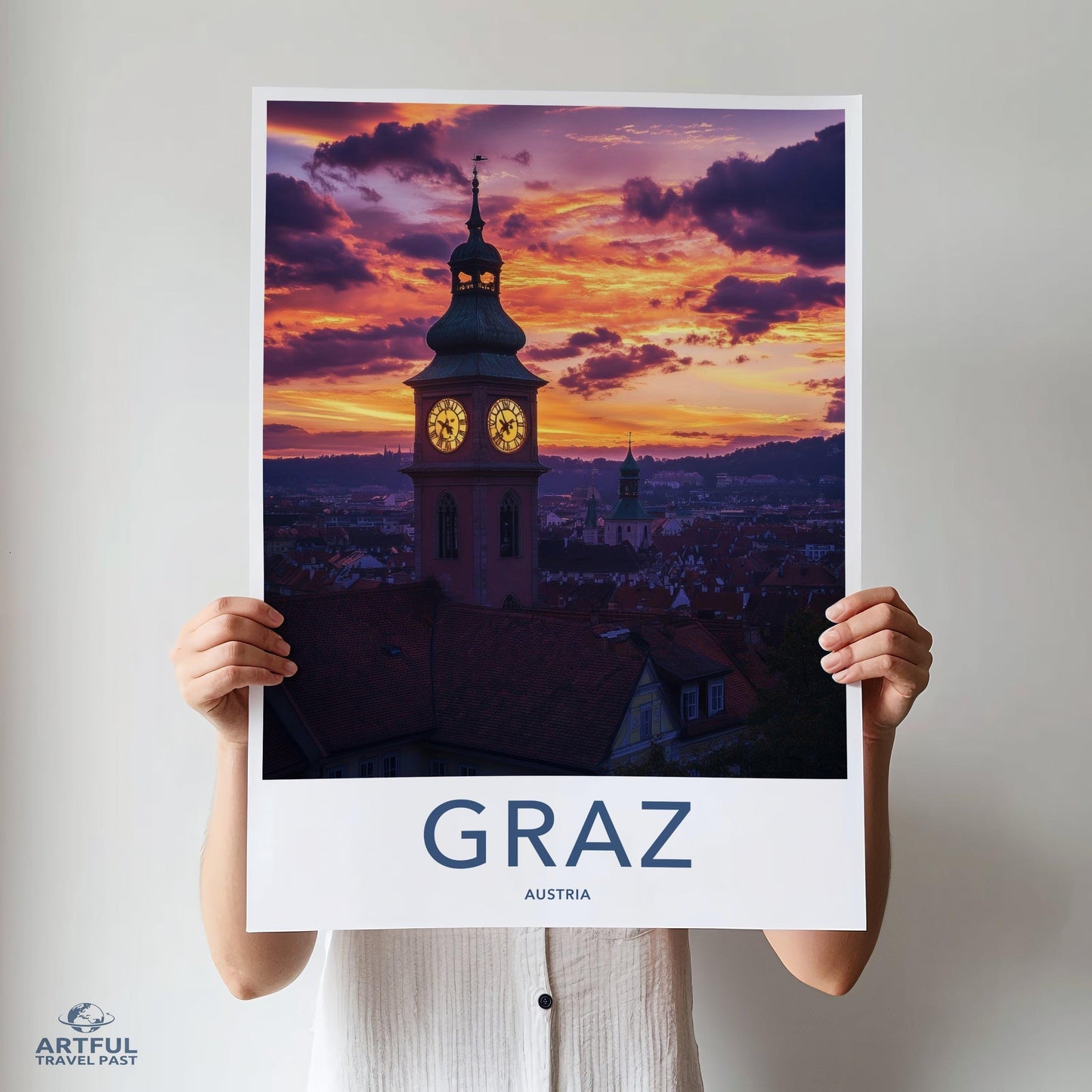 Graz Poster | Austria Wall Art | Europe Decor