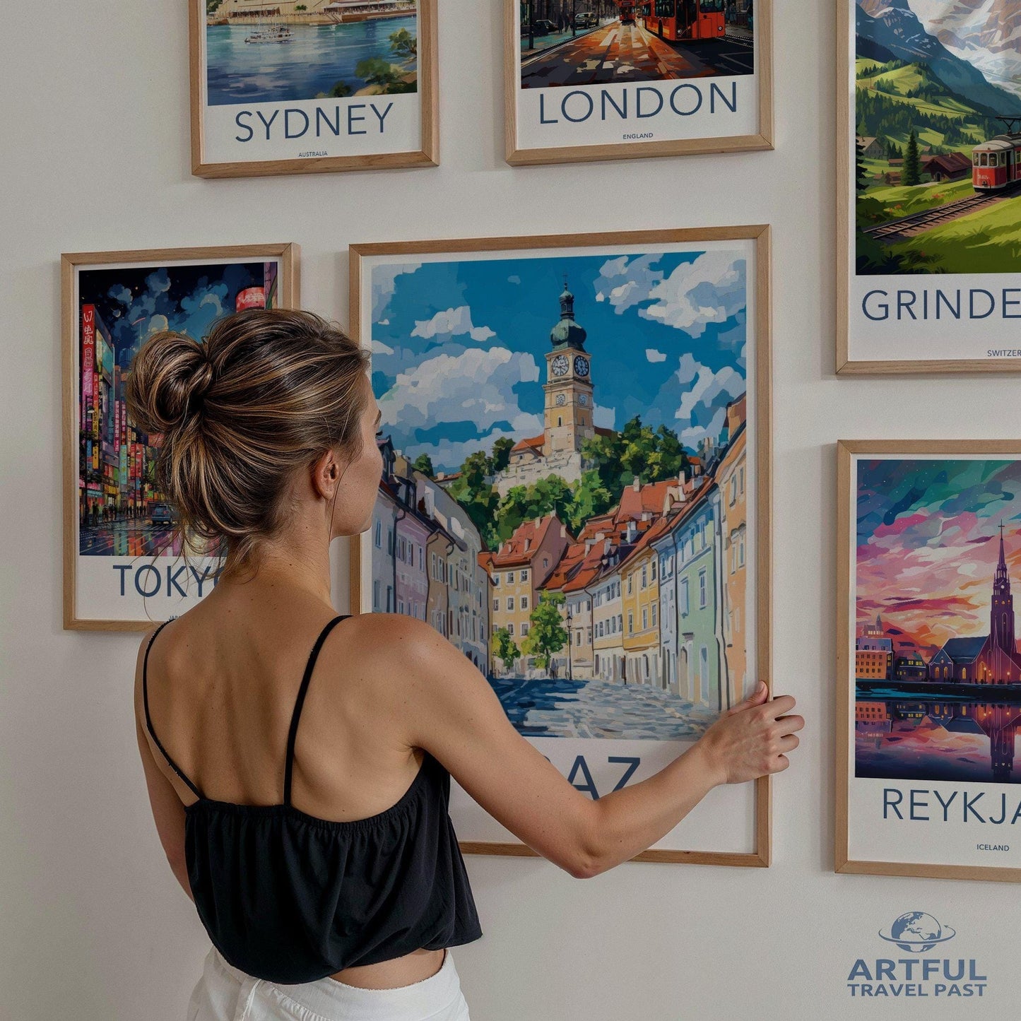 Graz Poster | Austria Wall Art | Europe Decor