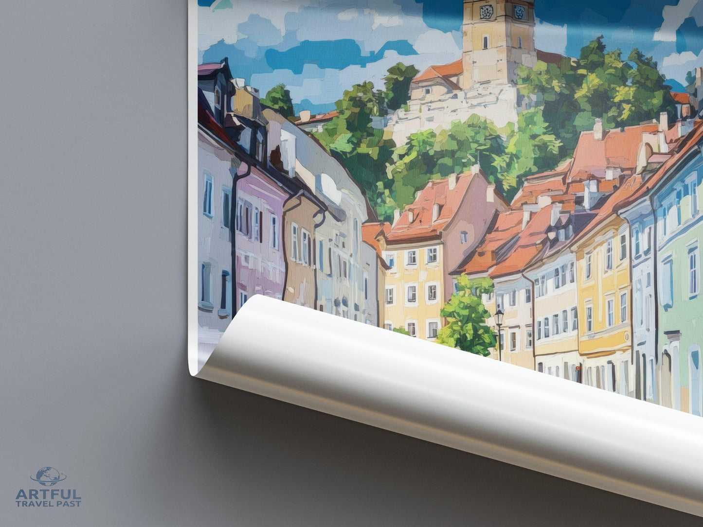 Graz Poster | Austria Wall Art | Europe Decor