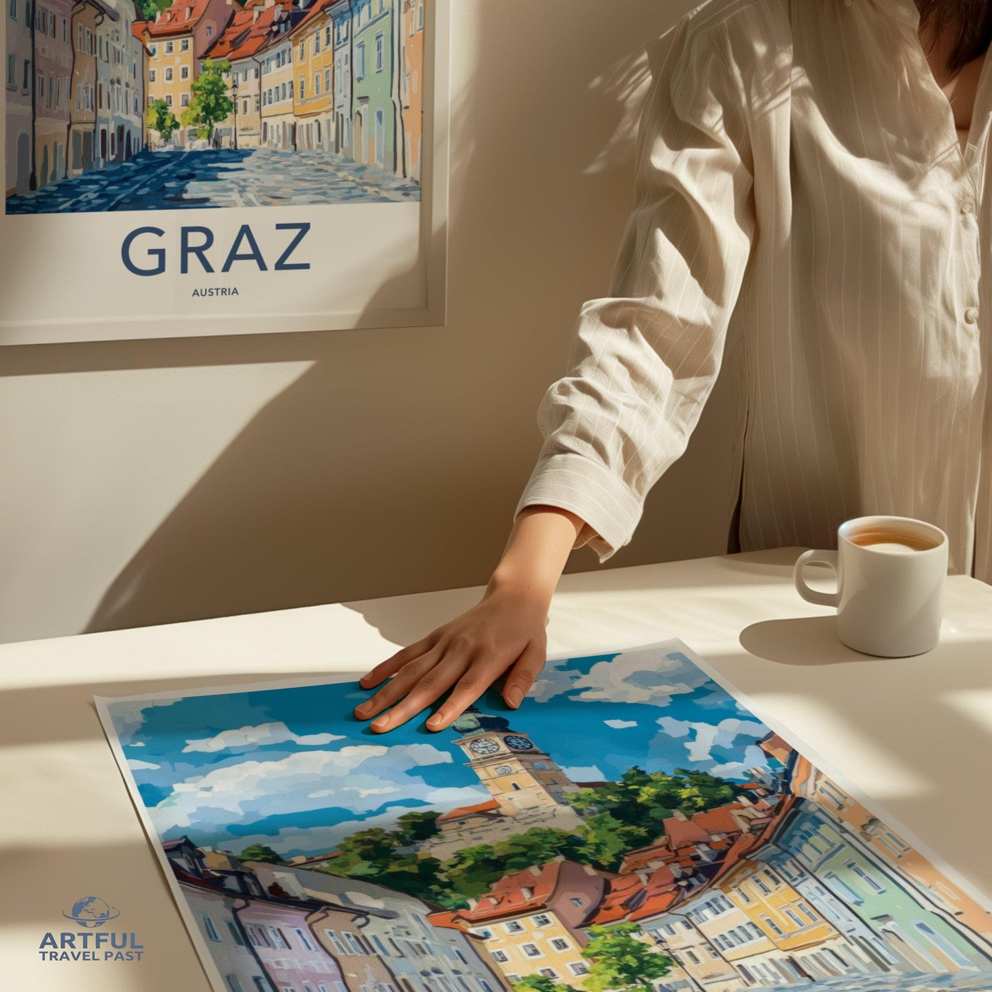 Graz Poster | Austria Wall Art | Europe Decor