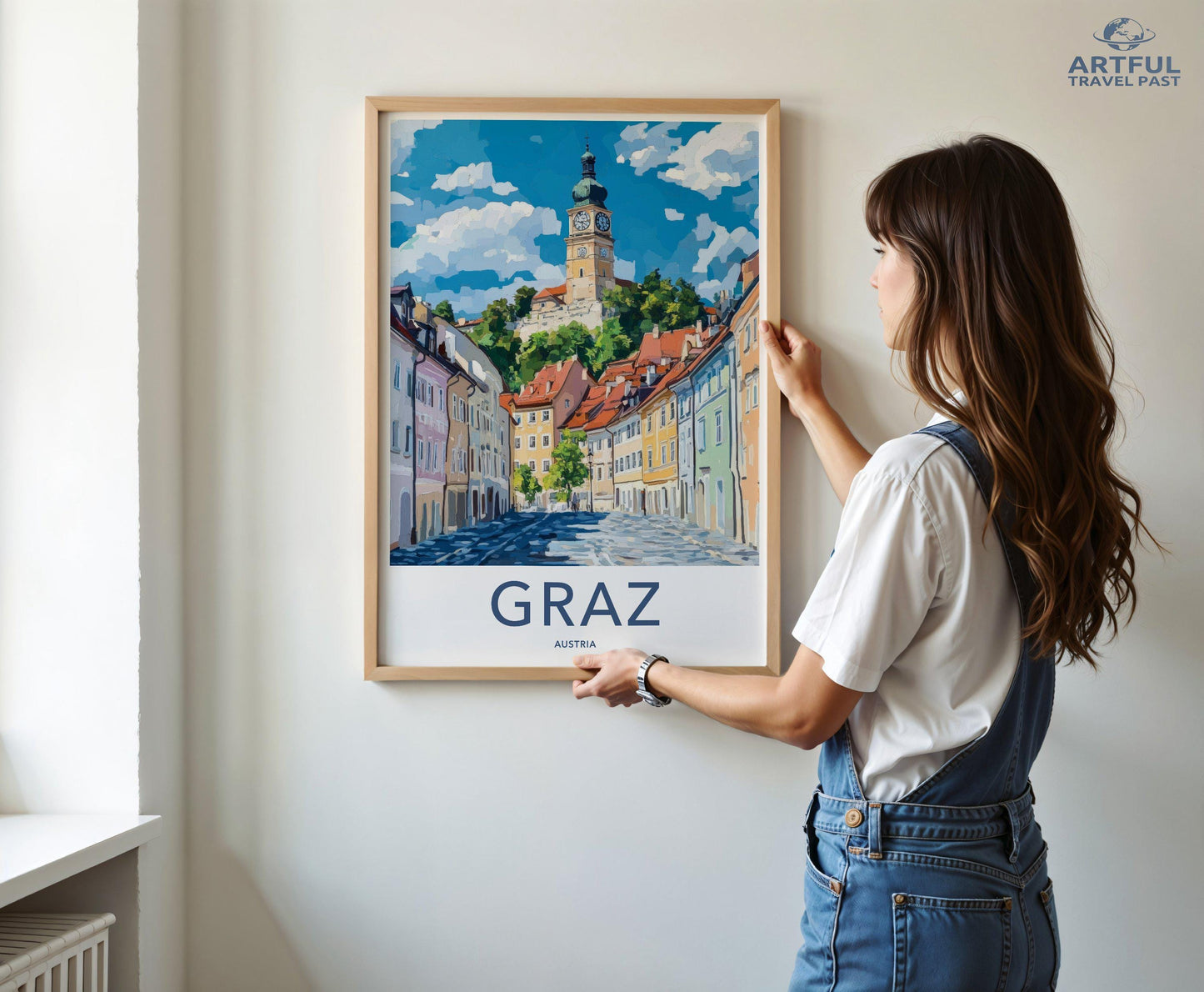 Graz Poster | Austria Wall Art | Europe Decor