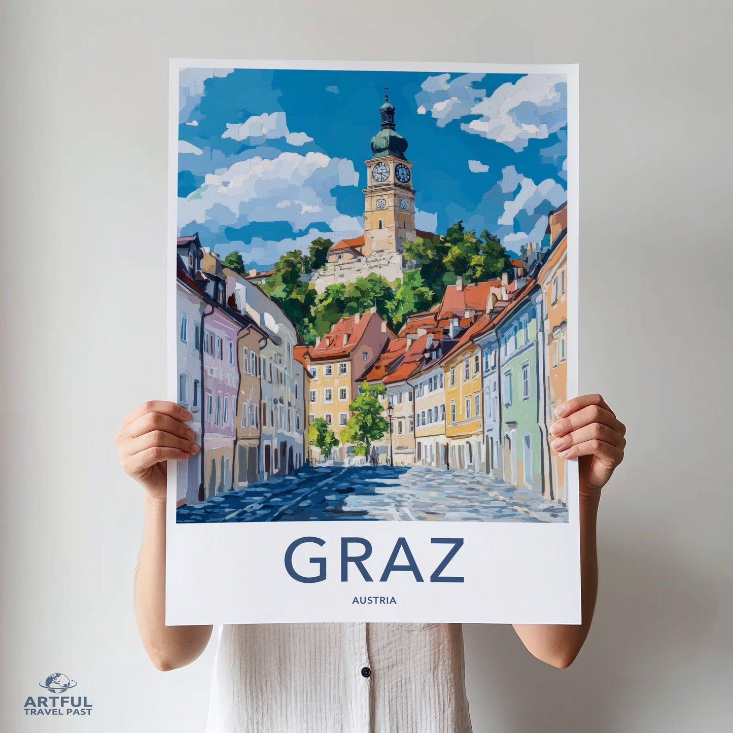 Graz Poster | Austria Wall Art | Europe Decor