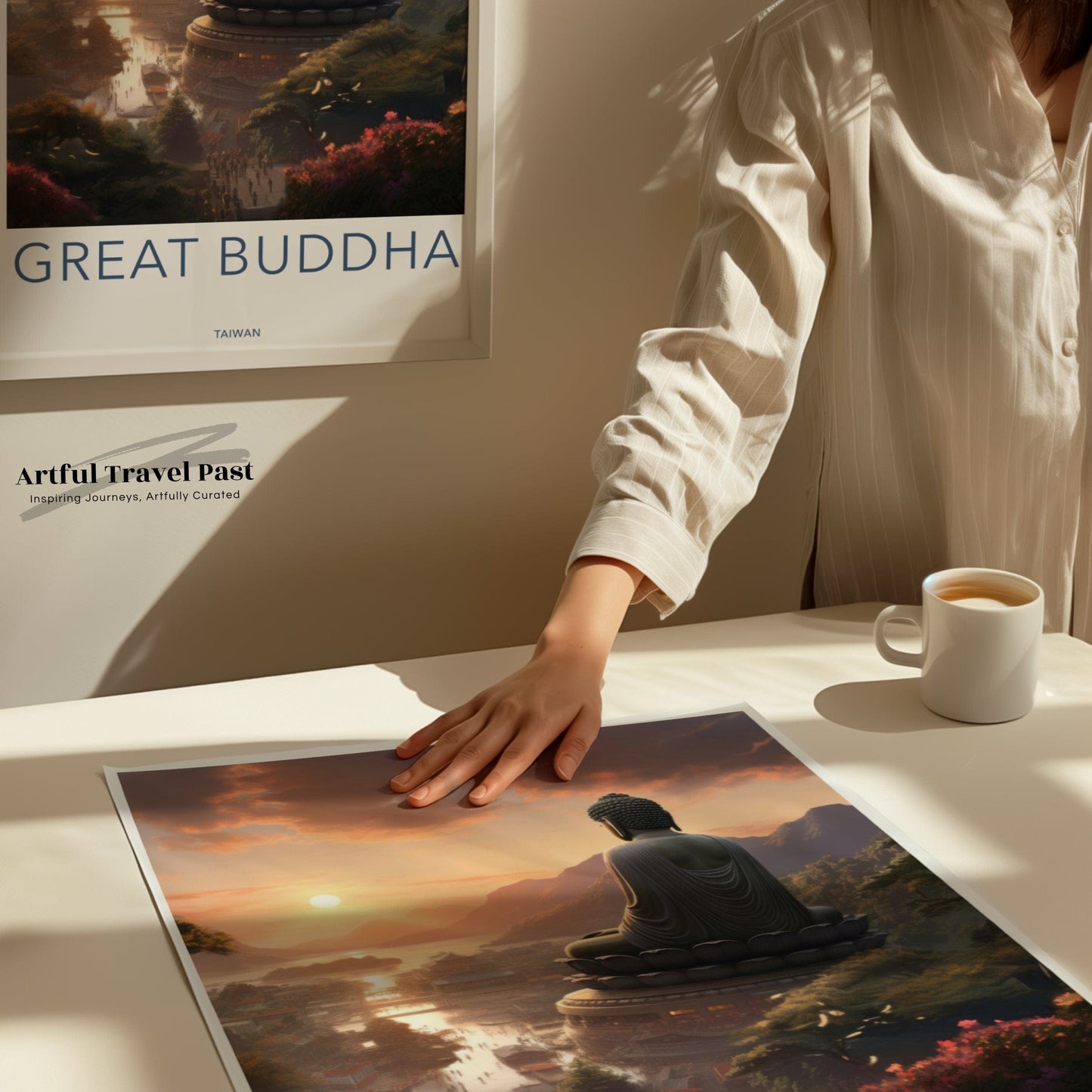 Great Buddha Poster | Taiwan Wall Art | Asia Decor