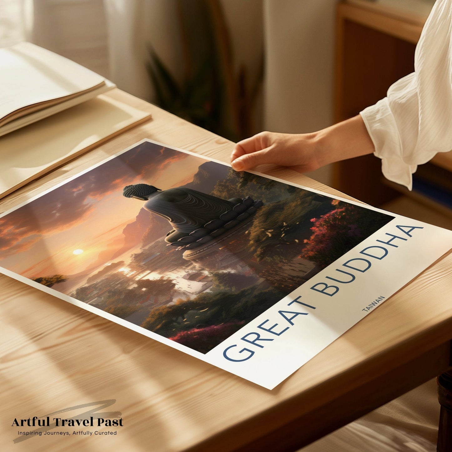 Great Buddha Poster | Taiwan Wall Art | Asia Decor