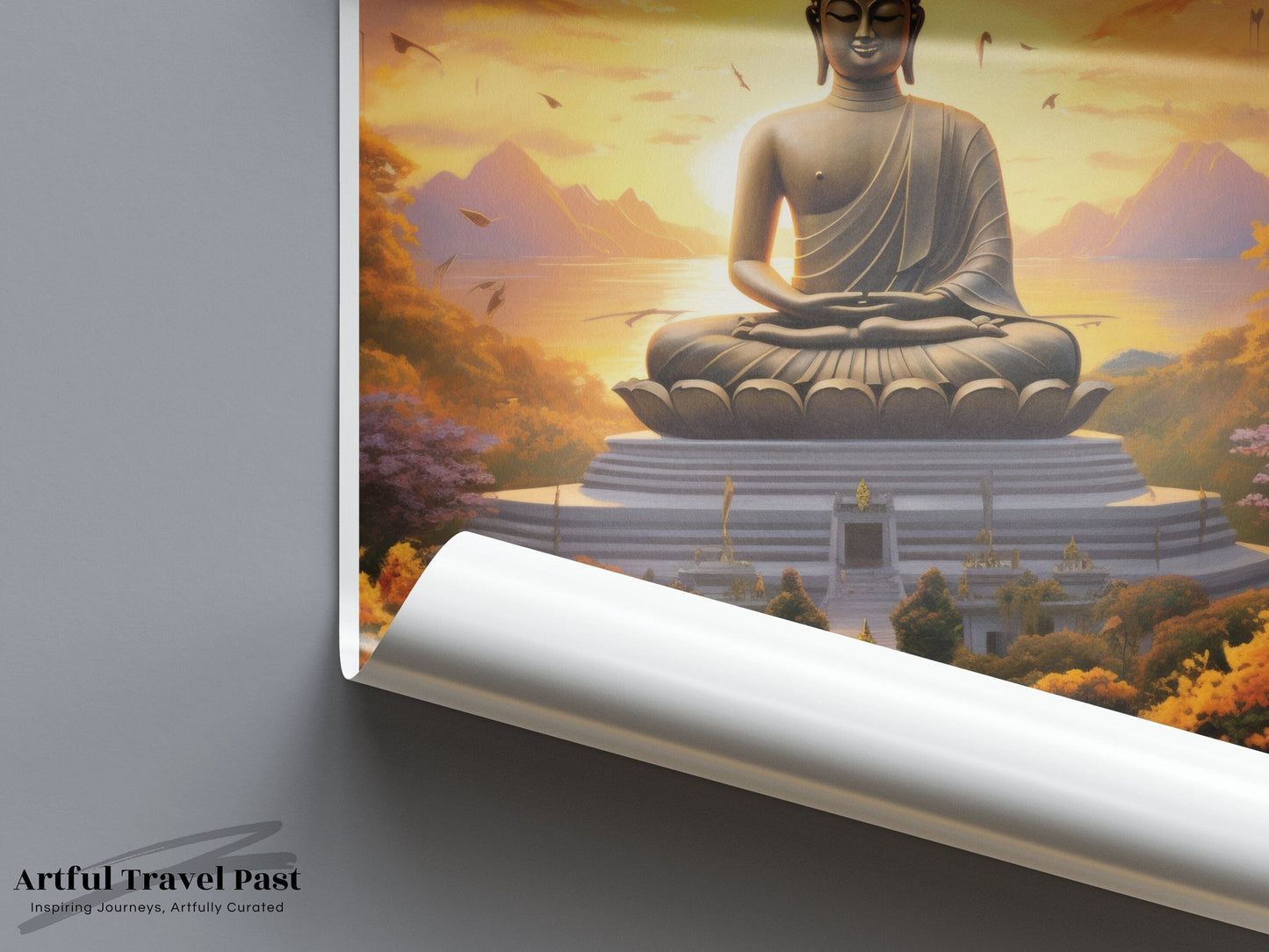 Great Buddha Poster - Thailand Wall Art