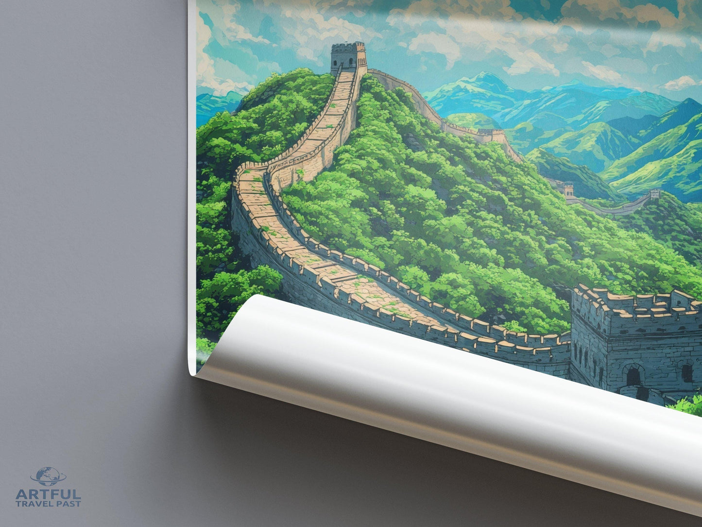 Great Wall of China Poster | China Wall Art | Asia Decor