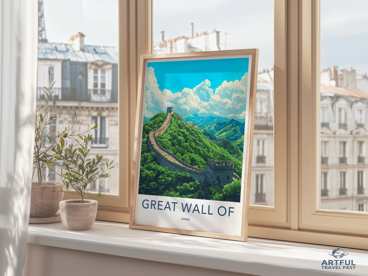 Great Wall of China Poster | China Wall Art | Asia Decor