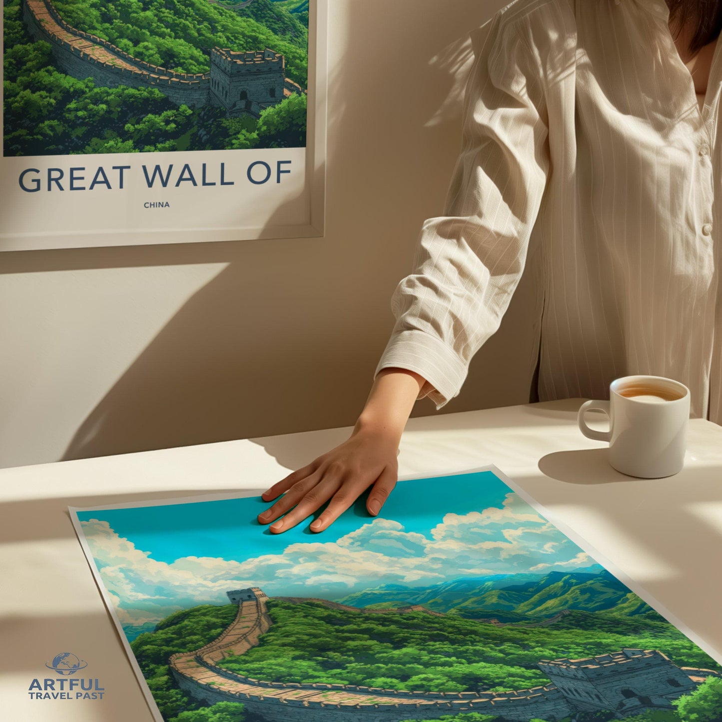 Great Wall of China Poster | China Wall Art | Asia Decor